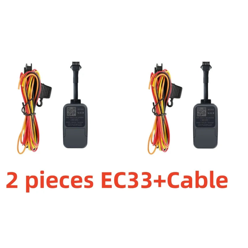 2kom EC33 4G+2G GPS tracker s baterijom od 300mAh TrackerKing Najmanji tracker Relay GPS Rastreador GPS J16 Acc Alarm
