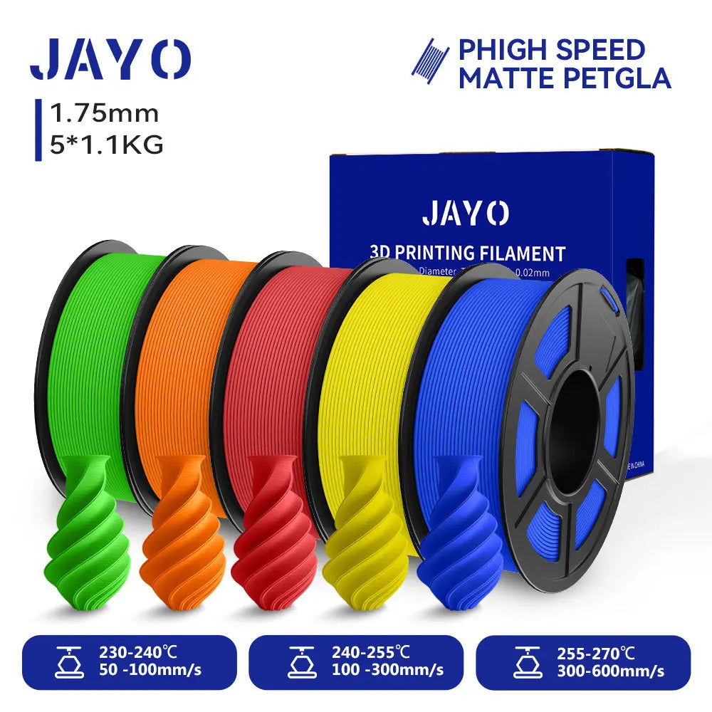 High Speed PETG Filament 1.75mm Matte 3D Printing Material