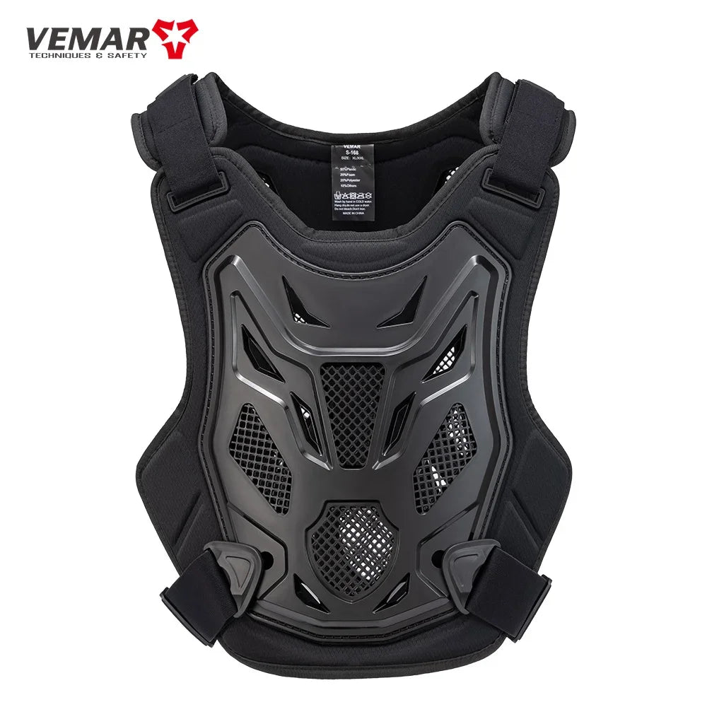 Chaleco protector de armadura para motocross todo terreno para pecho y espalda