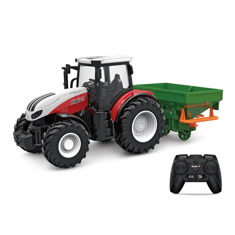 RC Farm Tractor Models & Separate Accessories, 1:24 Range