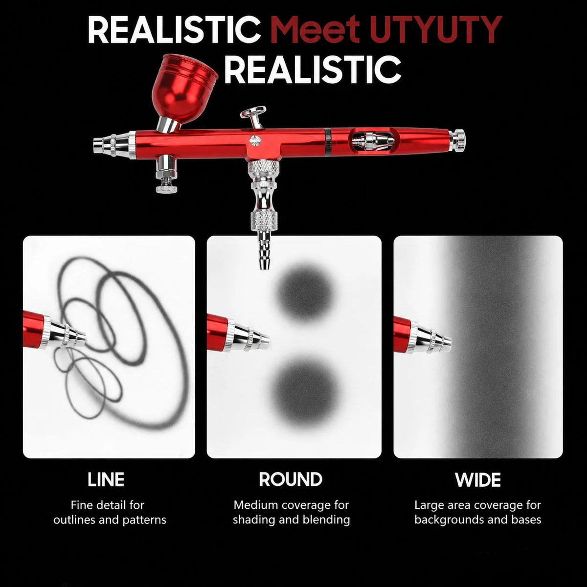 Dual-Action Gravity Airbrush Kit
