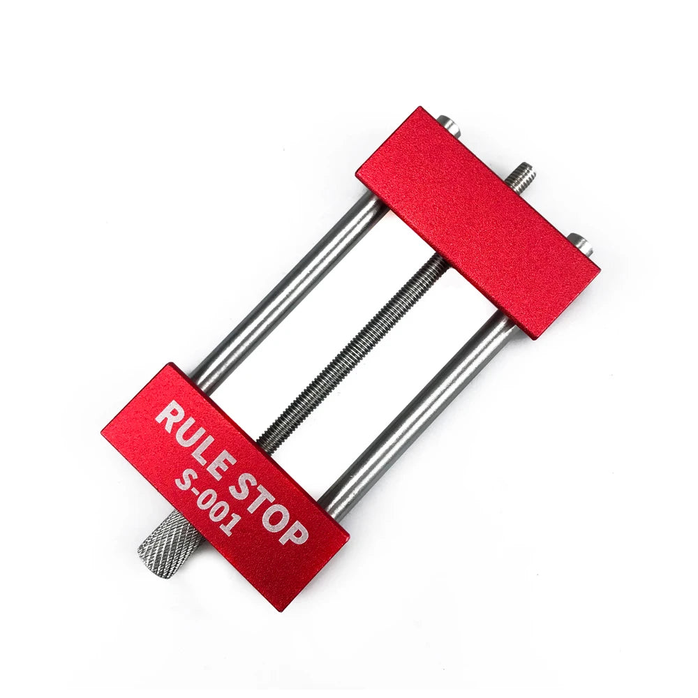 Steel-Ruler Positioning Stop Block