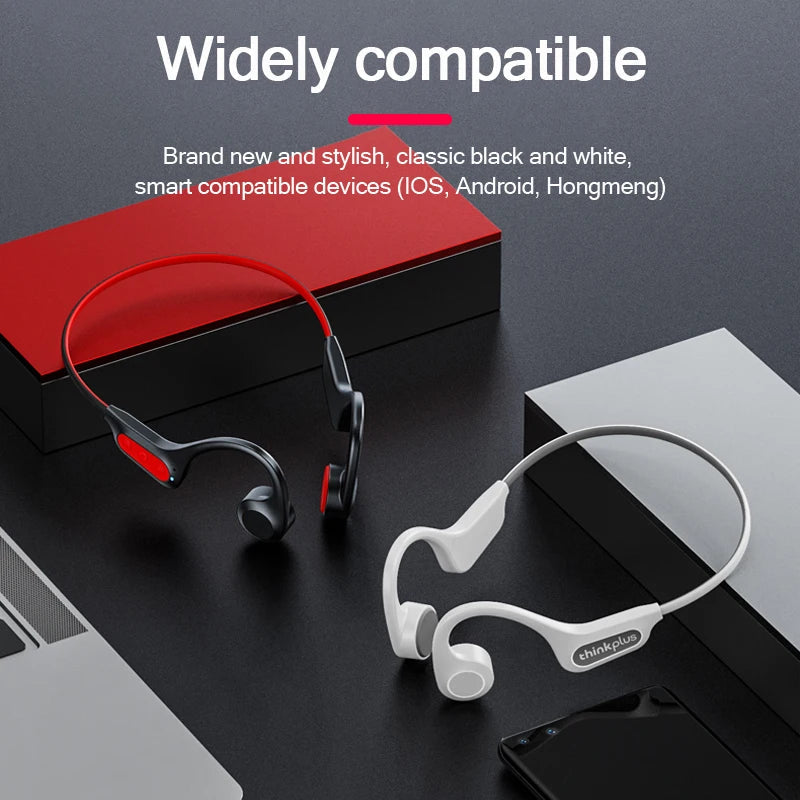 Original Lenovo X3 Pro Bone Conduction Headphone Bluetooth 5.3 Wireless Headset Waterproof Ear Hook Sports Earphones With Mic 