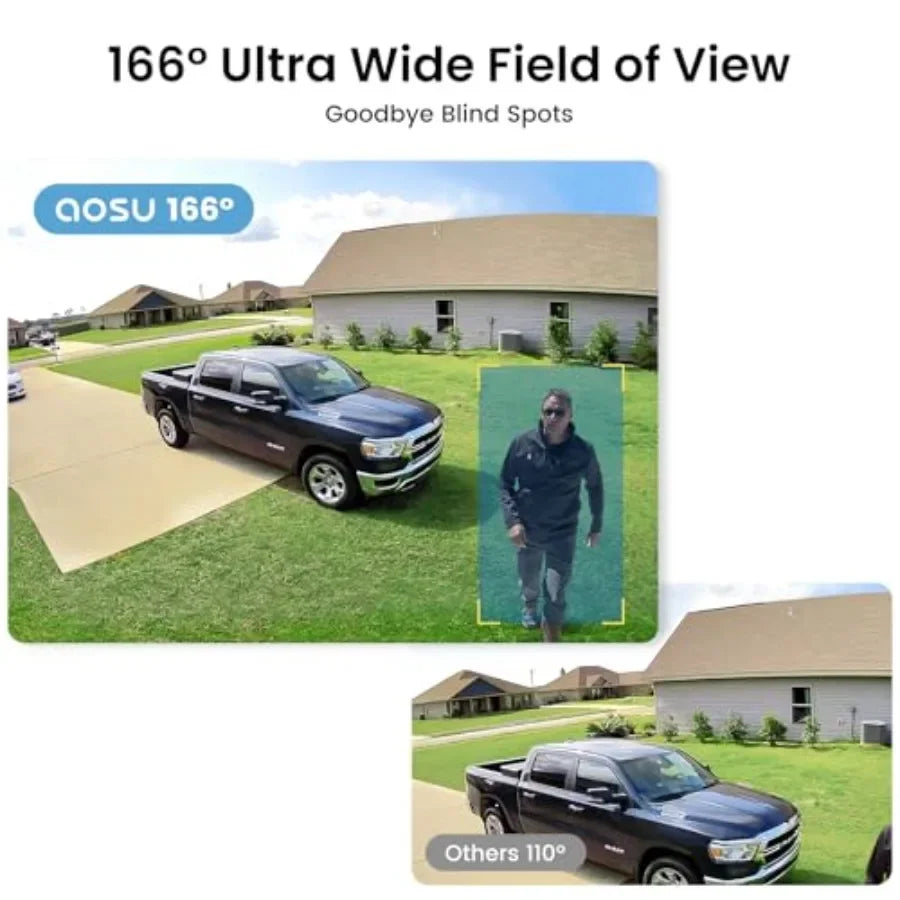 Wireless 4-Camera 2K QHD Outdoor Security Camera Kit