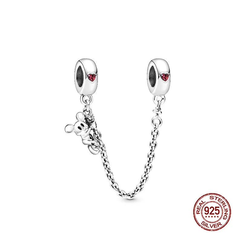 925 Silver Witch Charm Bead for Disney-Inspired Bracelets