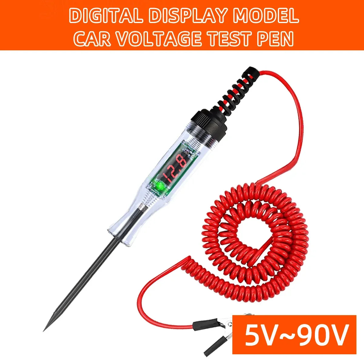 Auto LKW Spannungs-Kreislauf-Tester Auto-Diagnose-Stift Leuchte Messstift Reparaturwerkzeuge 6V 12V 24V