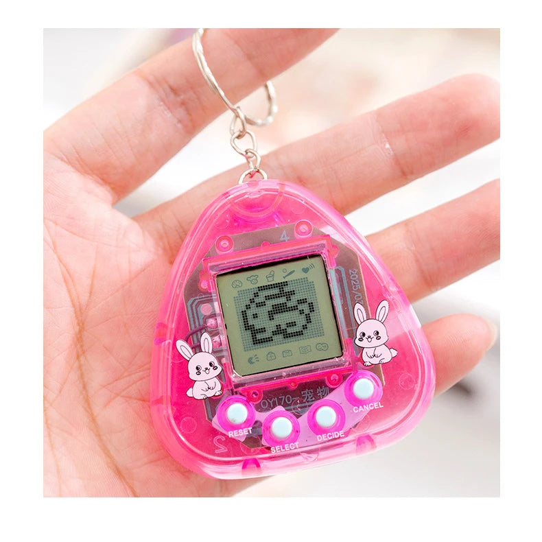 1PC Transparent Electronic Pets Nostalgic 168 Pets In One Virtual Cyber Digital Nostalgic Funny Toys Pixel Funny Play 
