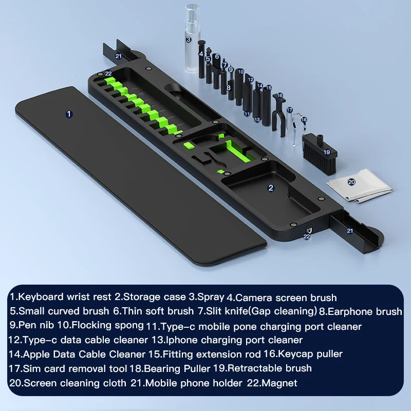QS-22 Device and Keyboard Cleaning Tool Kit