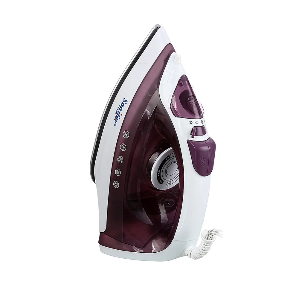 Electric Iron Portable Mini Garment Steamer Steam Iron For Clothing Iron Adjustable Ceramic Soleplate Iron For Ironing Sonifer 