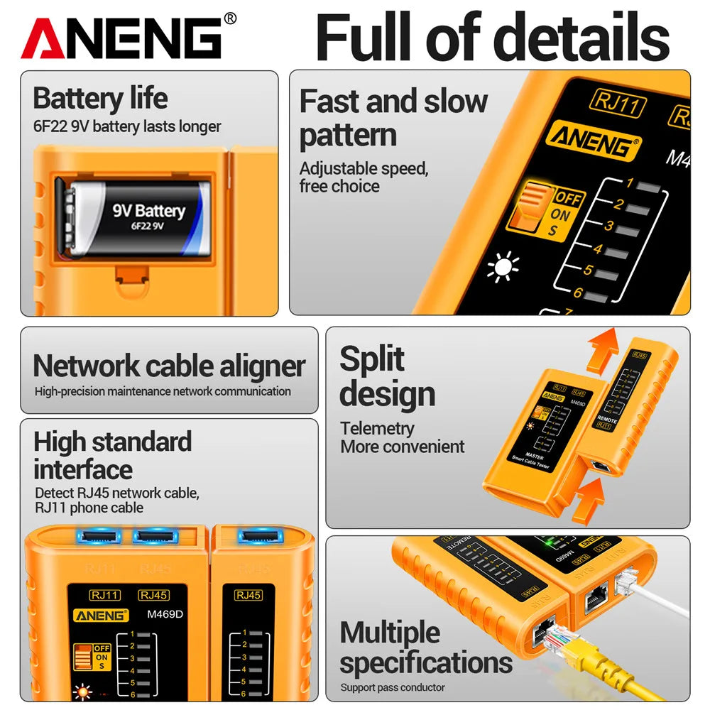 M469D Network Cable Sequence Tester