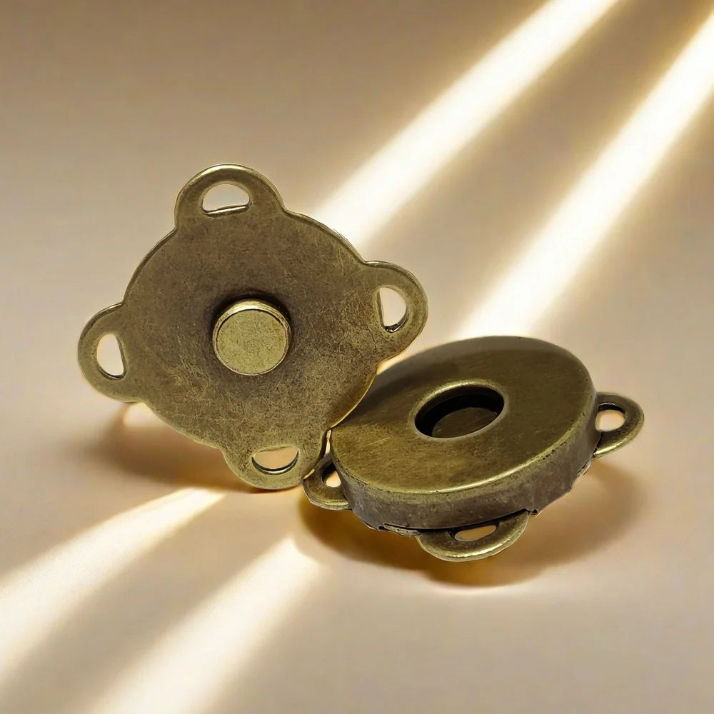 10 kusov kovových magnetických sponiek Nažaby Spony Gombíky pre Kabelku Kabelku Peňaženku Odevy Tašku DIY Remeslá Šitie Doplnky