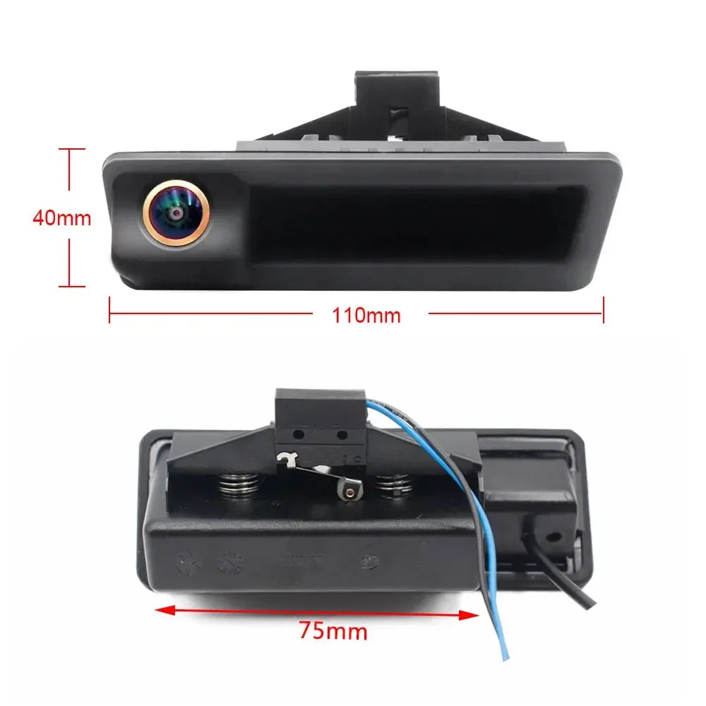 Rear View Camera For BMW X1 X3 E39 E53 E82 E88 E84 E90 E91 E92 E93 E60 E61 E70 E71 E72 Backup Reverse AHD 2K Fisheye Lens Camera