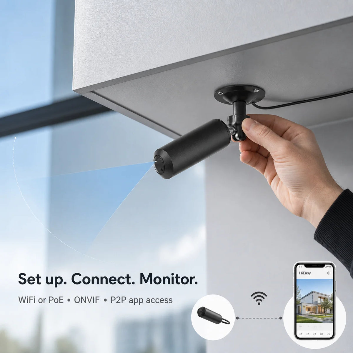 5MP HD Mini POE IP Camera with Motion Detection and ONVIF