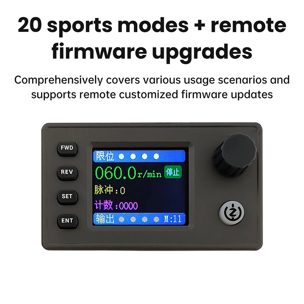 ZK-SMC05 Stepper & Servo Pulse Controller, Colour Display
