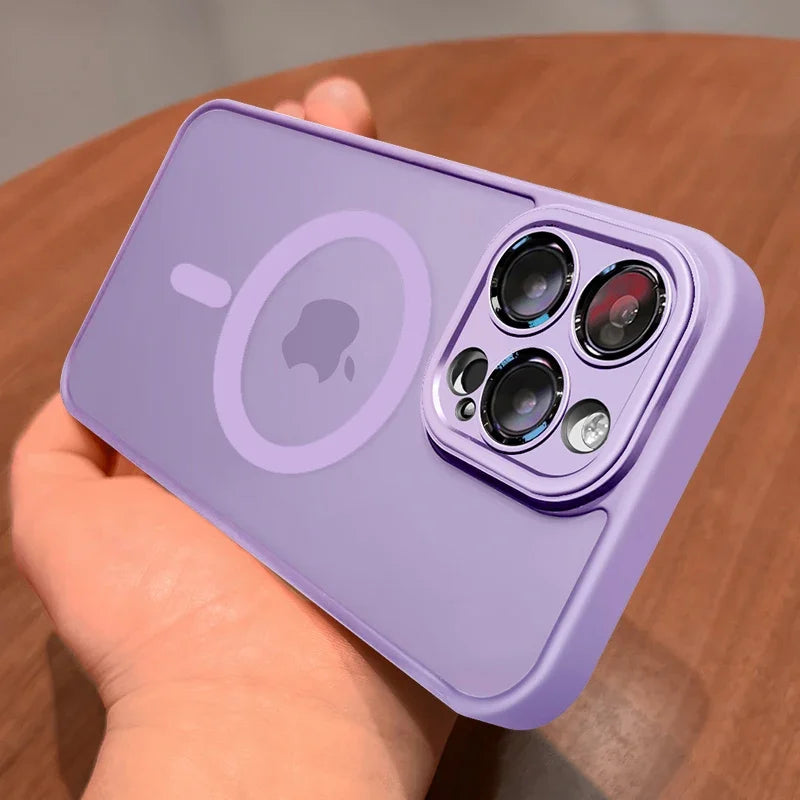 Magnetic Matte Phone Case for Selected iPhone Models