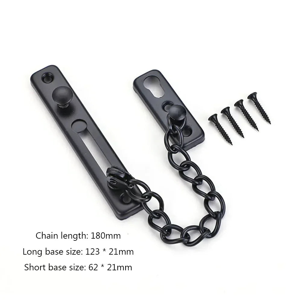 Door Security Chain, Guard and Plate Options