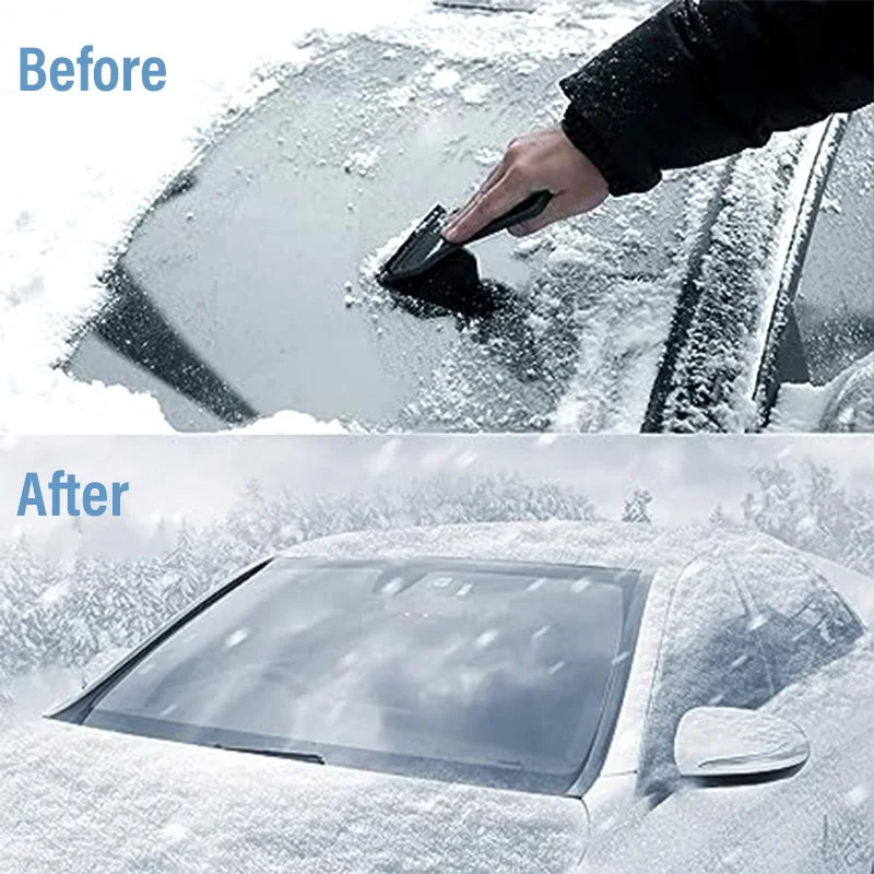 Cubierta para parabrisas contra la nieve con cubiertas para los espejos retrovisores