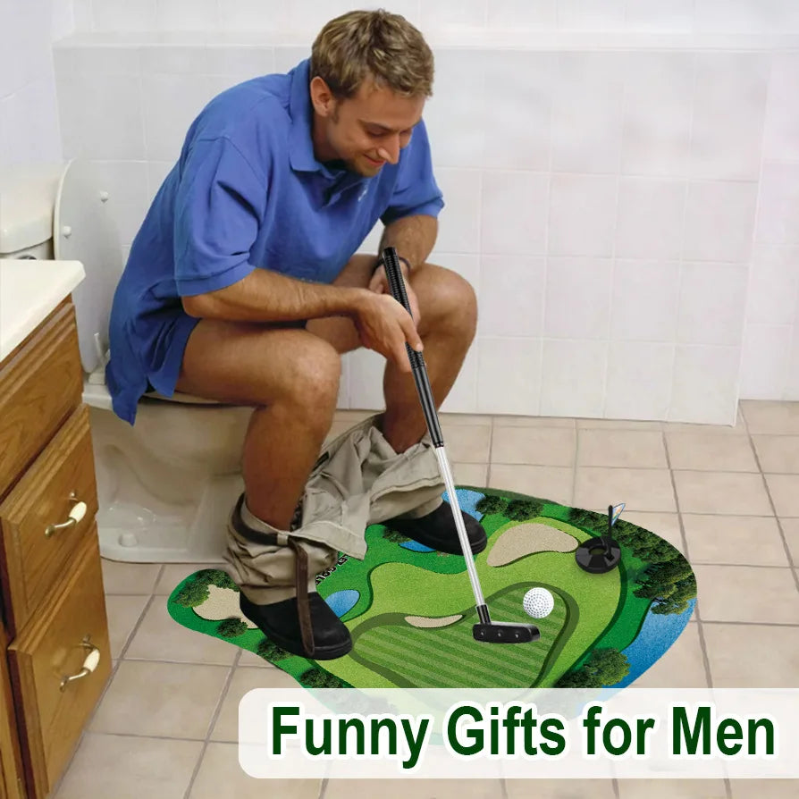 Toiletten-Golf-Simulator-Spielset