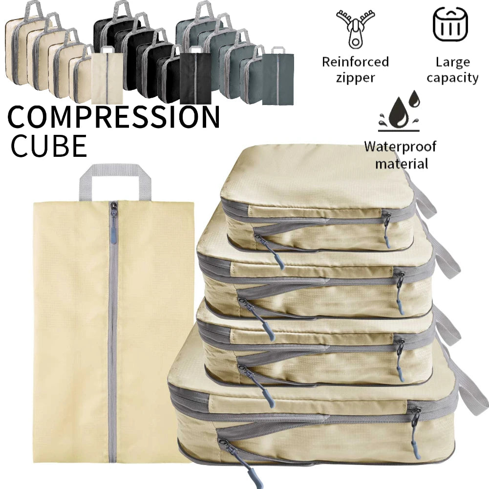 Five-Piece Compression Packing Cube Set
