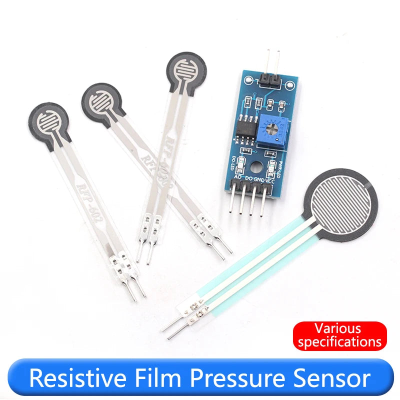 FSR402- of RFP602-krachtssensor met resistieve folie