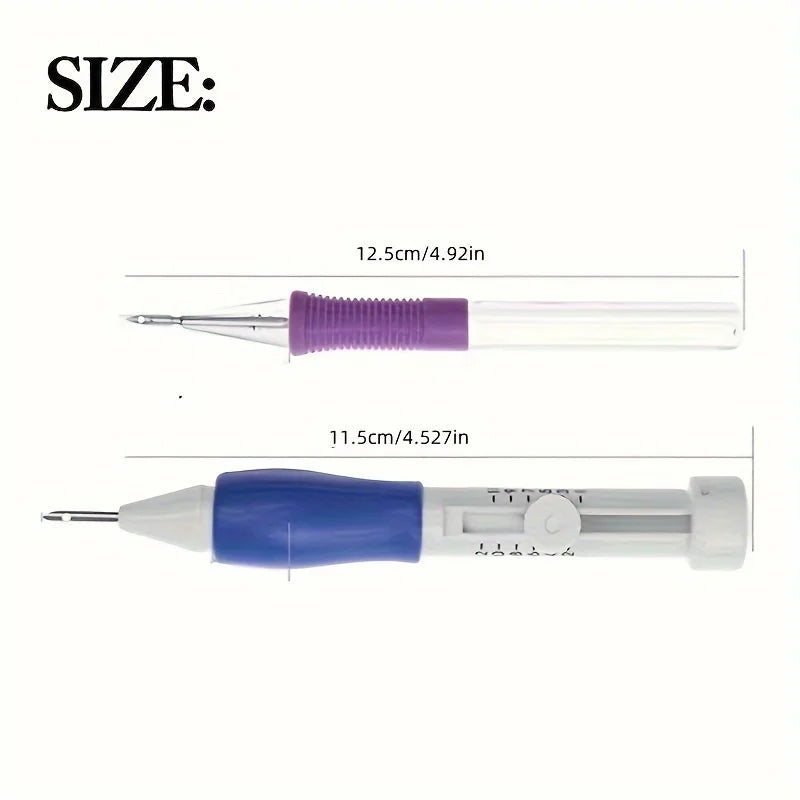 Adjustable Punch Needle Embroidery Kit with Storage Box