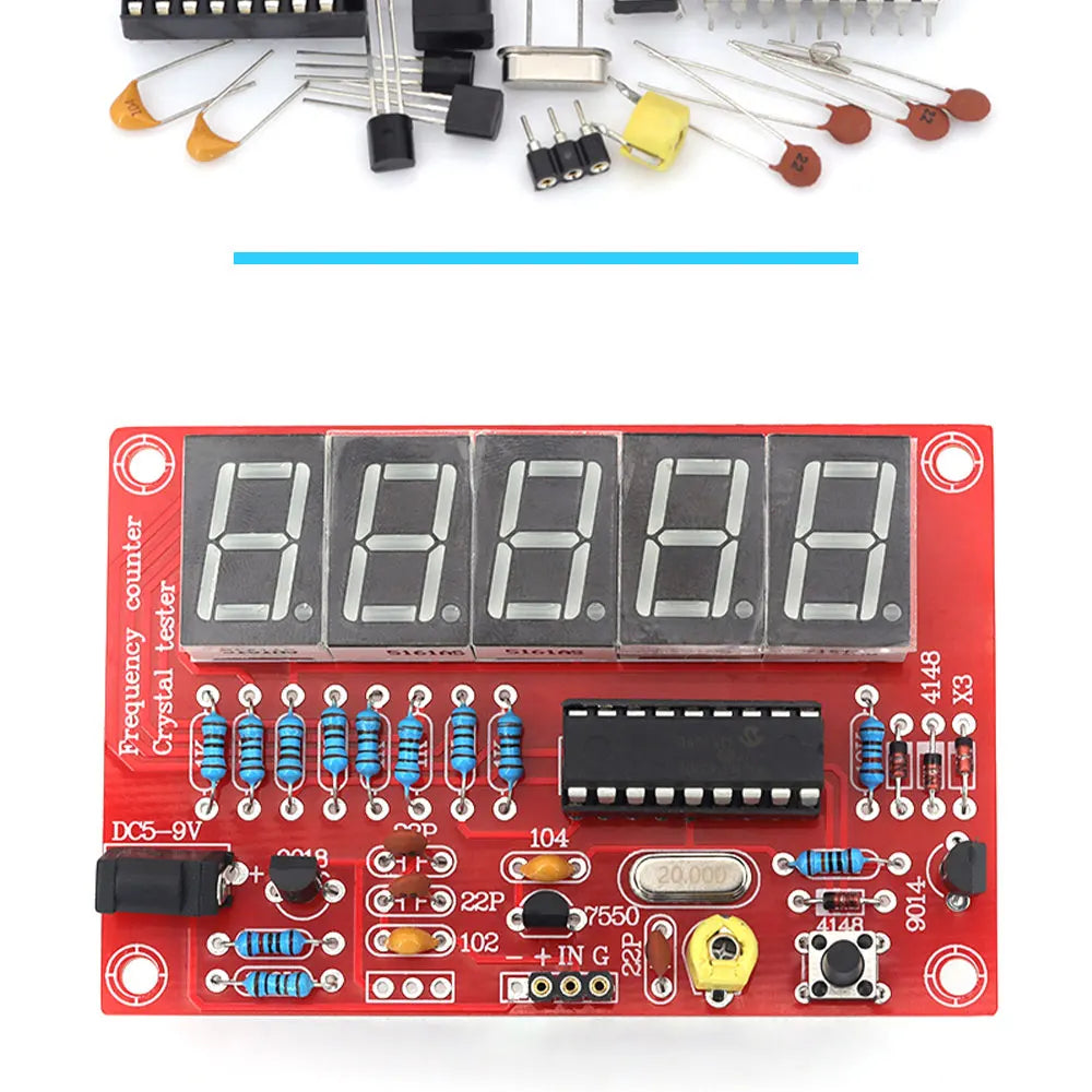 1Hz-50MHz DIY Frequency Counter Kit