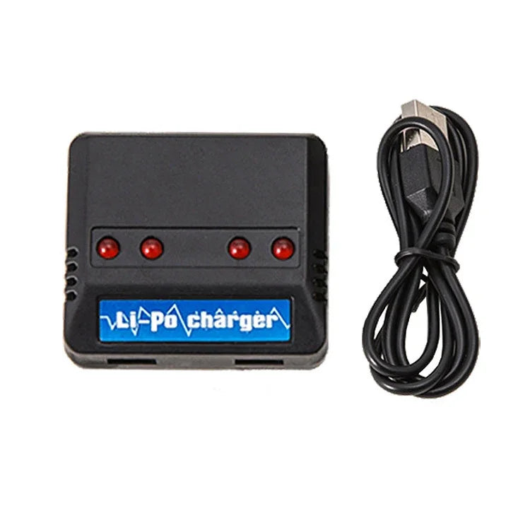 3.7 V 400 mAh RC-batteri och laddare - alternativ
