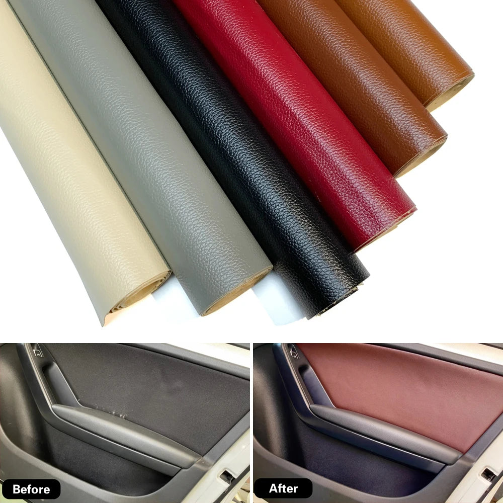 PU Leather Self Adhesive Sofa Leather Repair DIY Bed Soft Patch Sticker Repair Subsidy Renew Decal Car Motorcycle Seat Repair