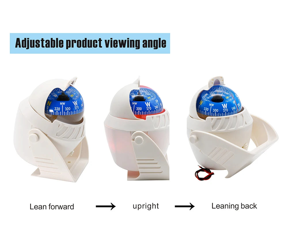 Pomorski kompas z 12 V LED osvetlitvijo