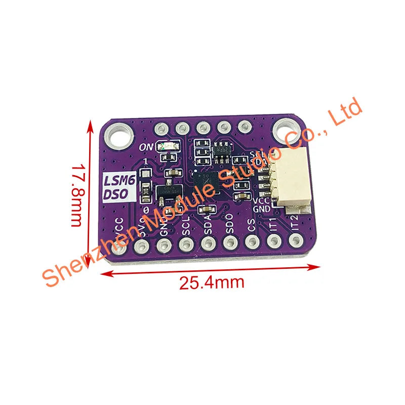 LSM6DSO Seksakse Accelerometer og Gyroskop Modul