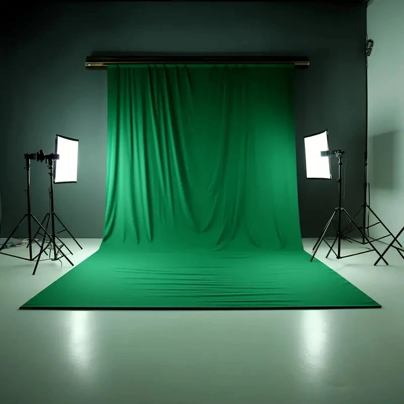 Photography Backdrop Cloth, Green, White or Black