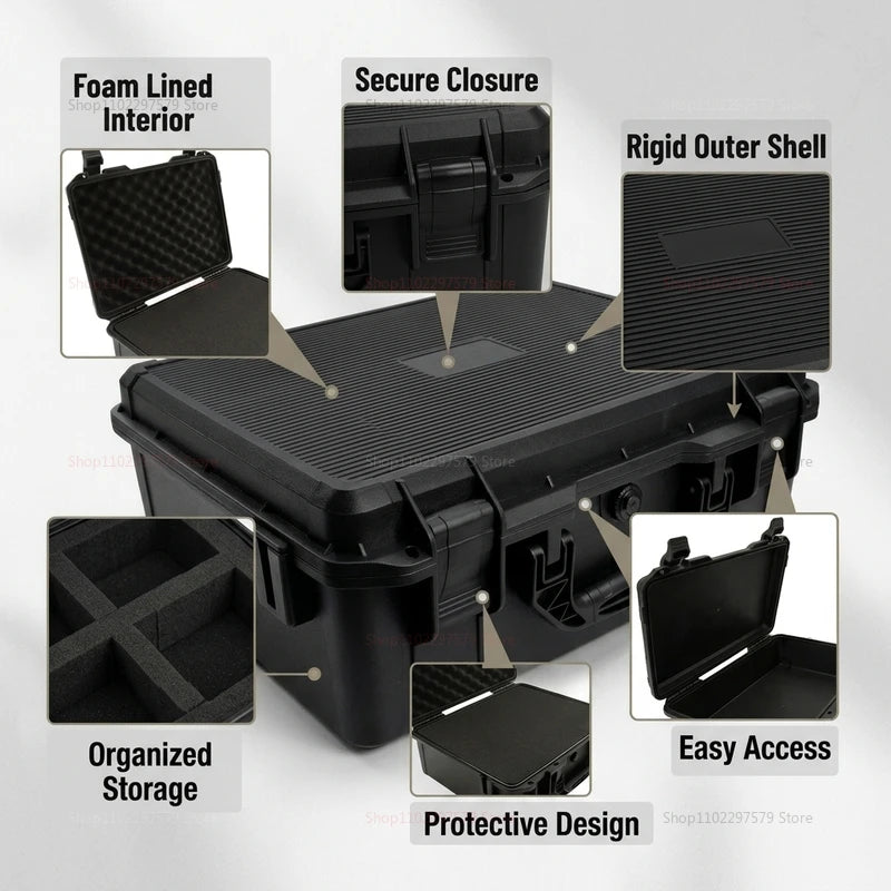 Foam-Lined Hard Storage Case