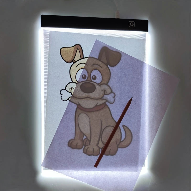 Piastra da tracing USB LED — Opzioni A3/A4/A5