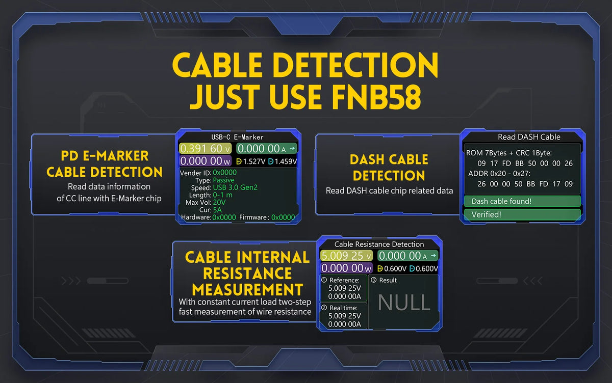 FNB58 USB-Spannungs- und Stromtester