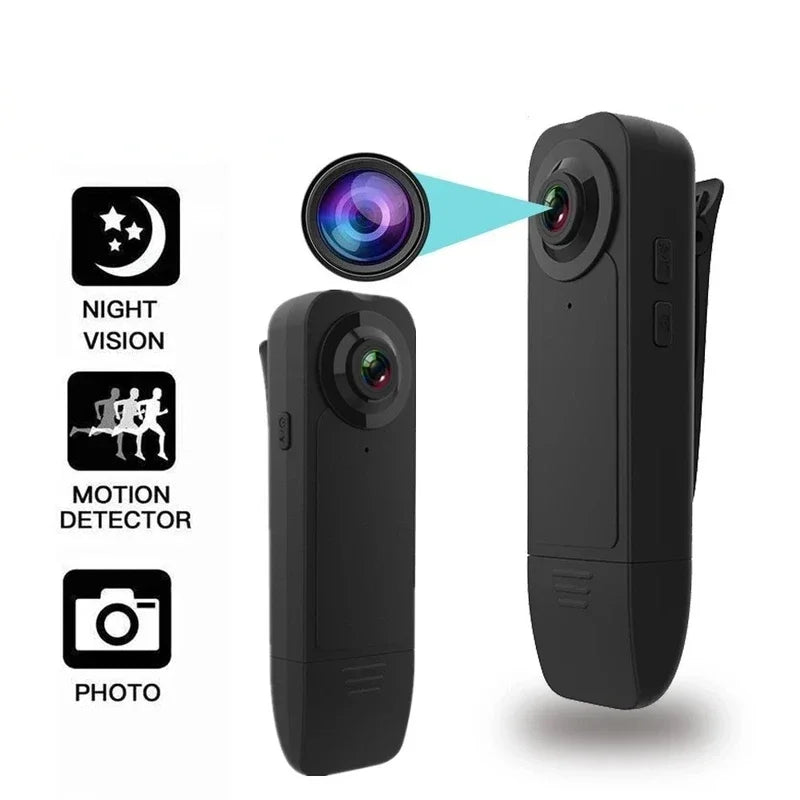1080P Mini Testkamera A18 éjjellátóval és körkörös felvétellel