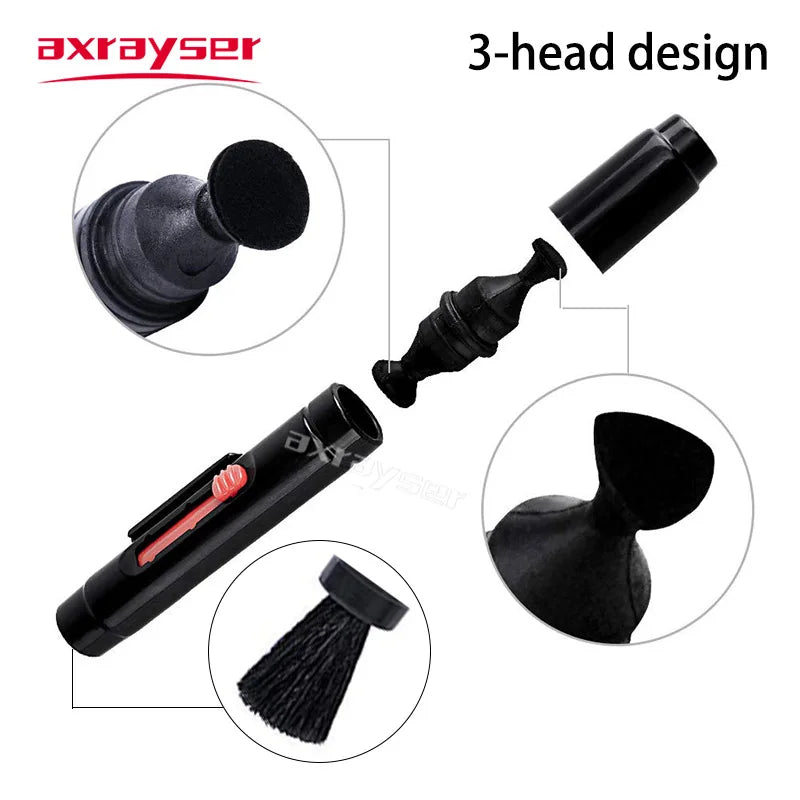 Three-Piece Lens Cleaning Tool Kit