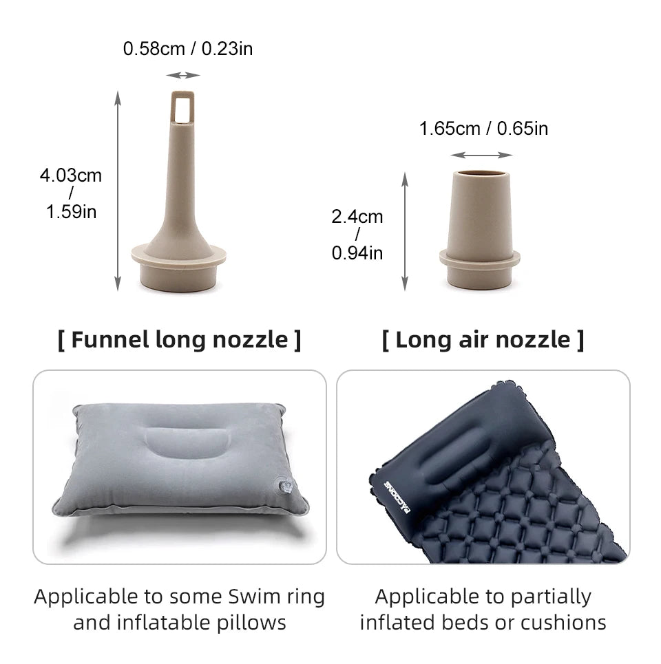 Mini pompe à air rechargeable avec lumière