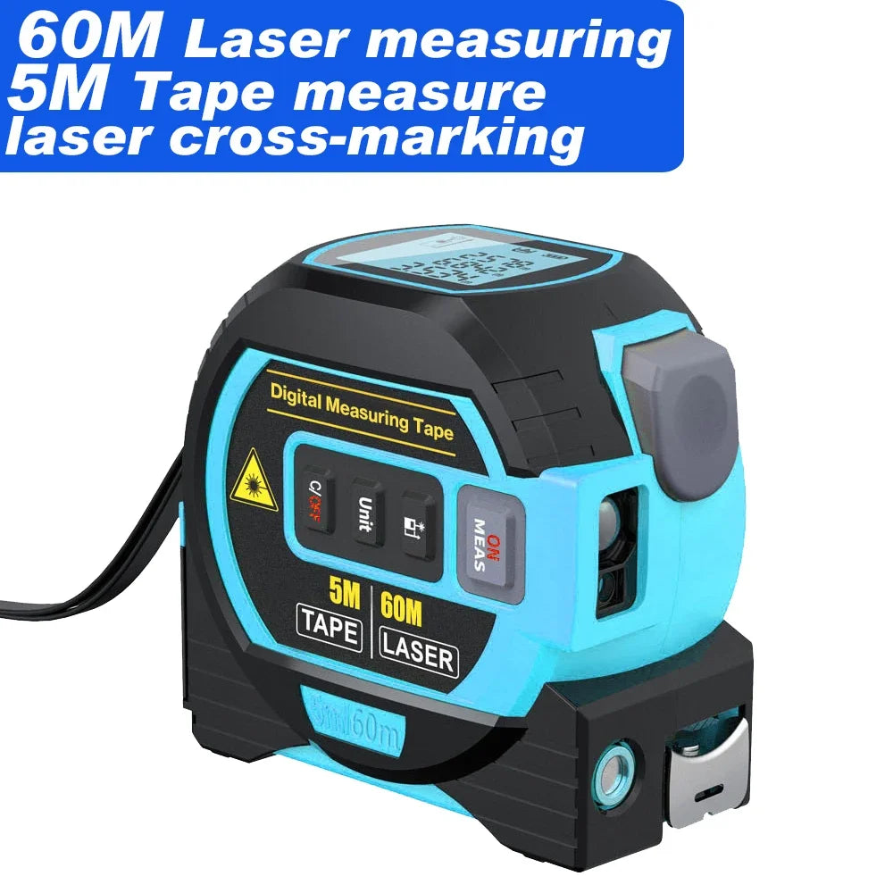 Laser Distance Meter with 5 m Tape Measure