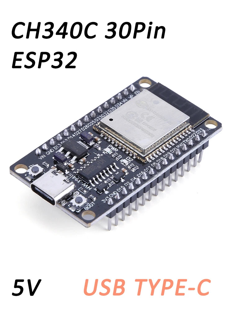 ESP32-WROOM-32S USB-C Entwicklungsboard