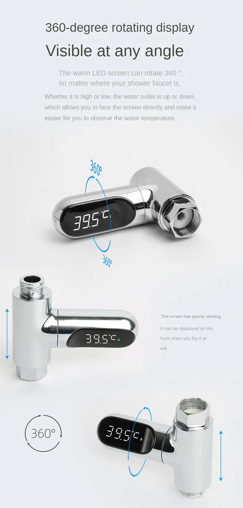 LED-bruser vande-termometer — 5–85°C