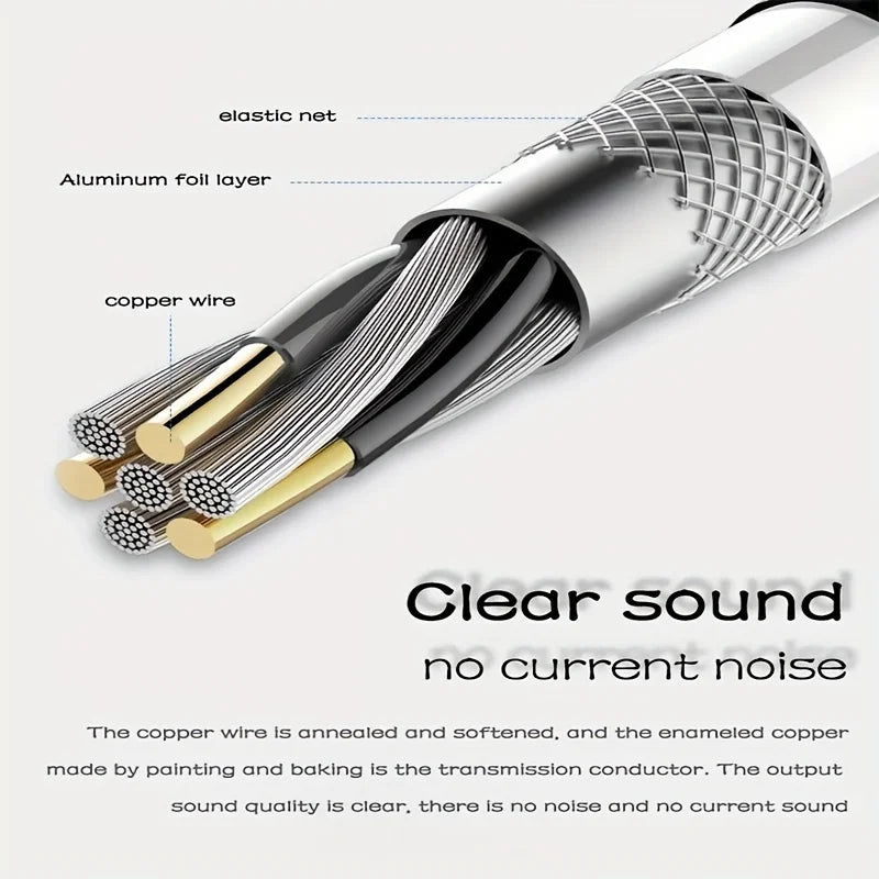 Type C to 3.5mm Headphone Adapter USB-C 3.5 Jack Audio Cable for Huawei P30 Xiaomi Samsung Oneplus Earphone Audio Adapter