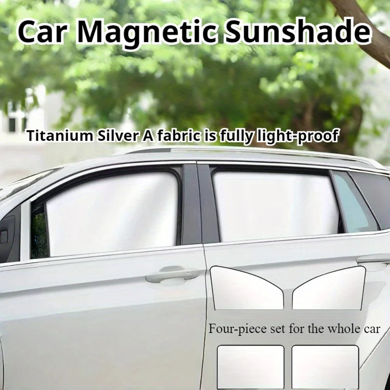 Opties voor magnetische zonneschermset voor autoruiten