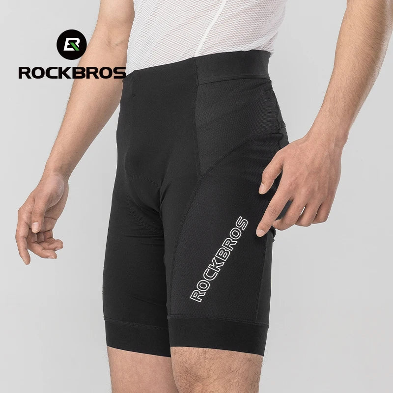 Pantaloncini da ciclismo imbottiti da uomo, asciugatura rapida e traspiranti