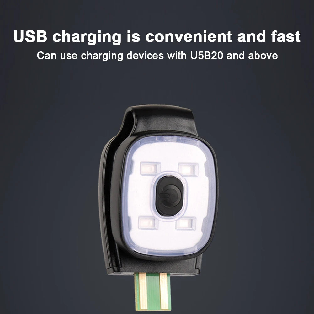 USB Rechargeable Clip-On LED Light