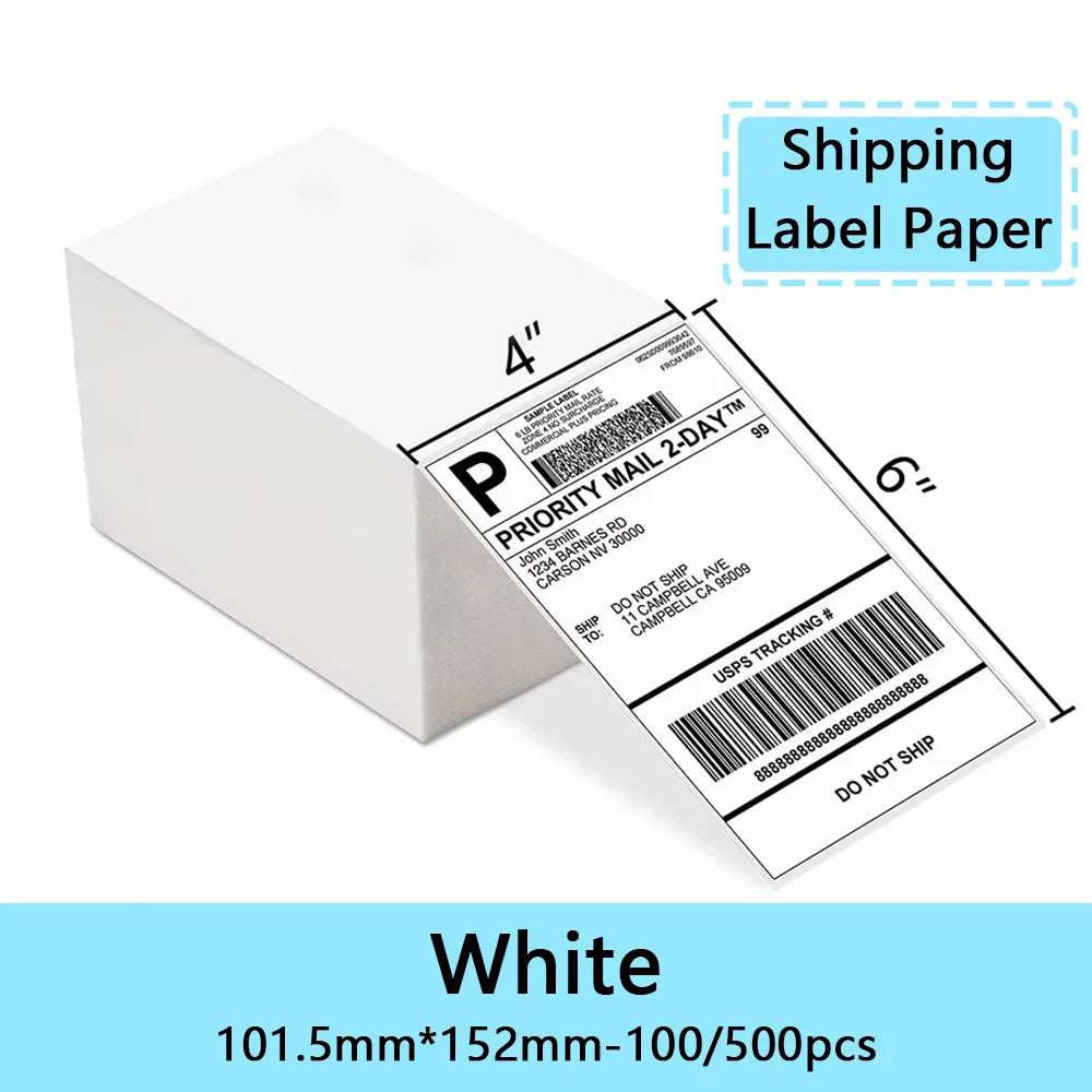 100 × 150 mm Thermal Shipping Labels, Pack Options
