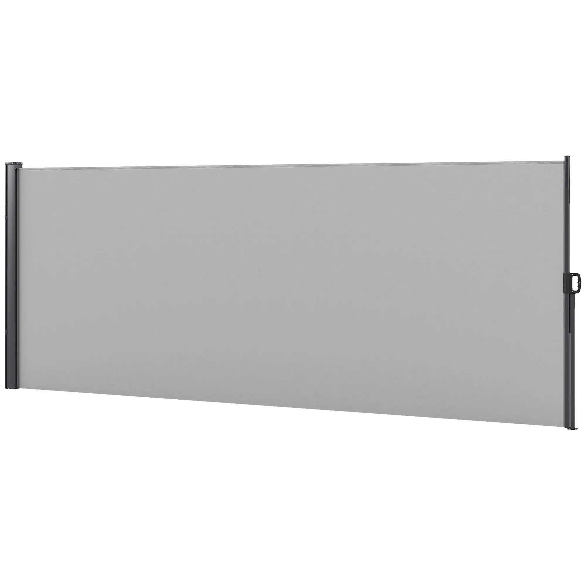 Brise-vue rétractable 400x160 cm gris