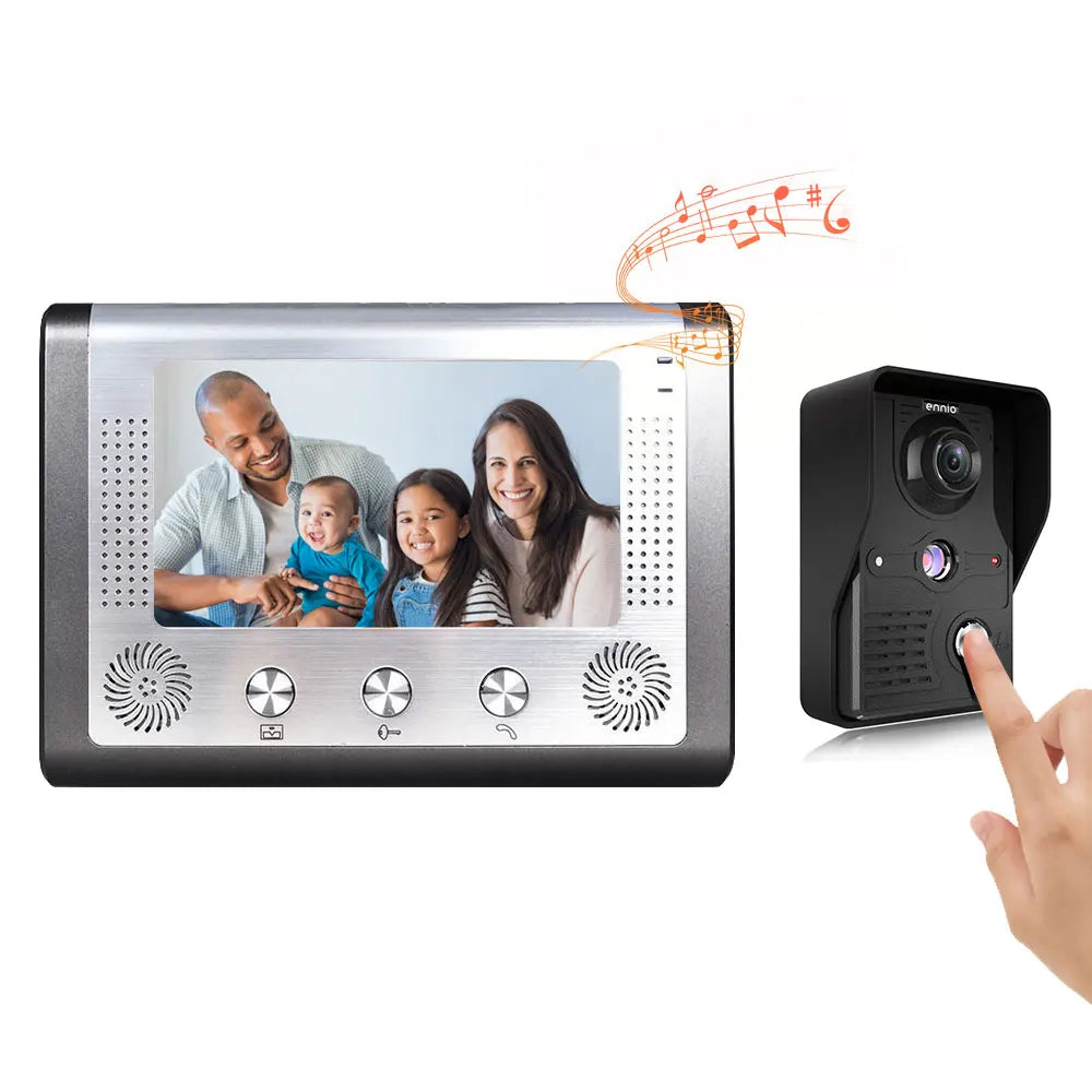 Video Door Intercom Entry System Kit for Secure Home Entry