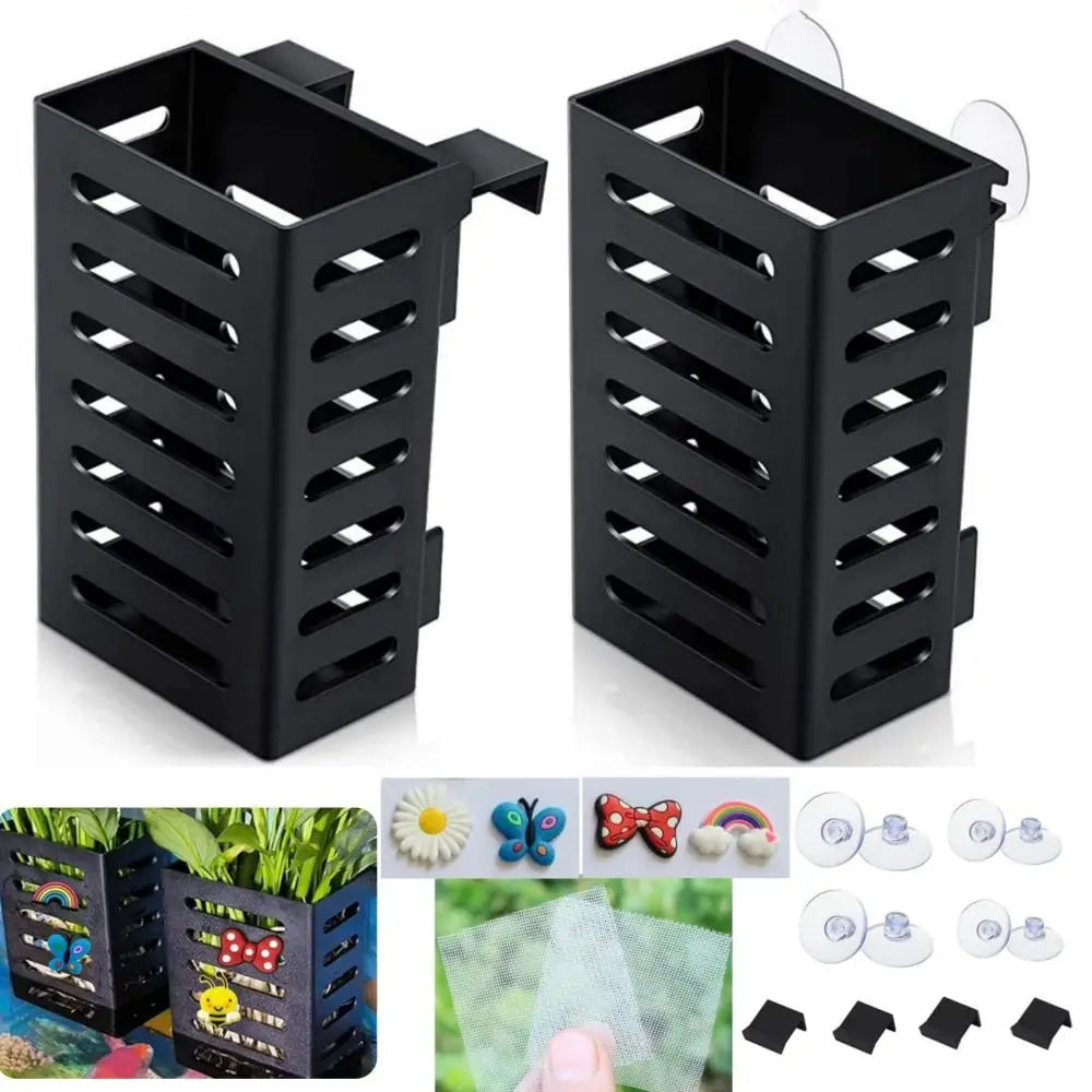 Soporte colgante para plantas de acuario emergidas