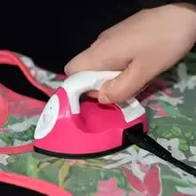 Mini ferro da stiro elettrico portatile per viaggi, lavori manuali e rimozione rapida delle pieghe
