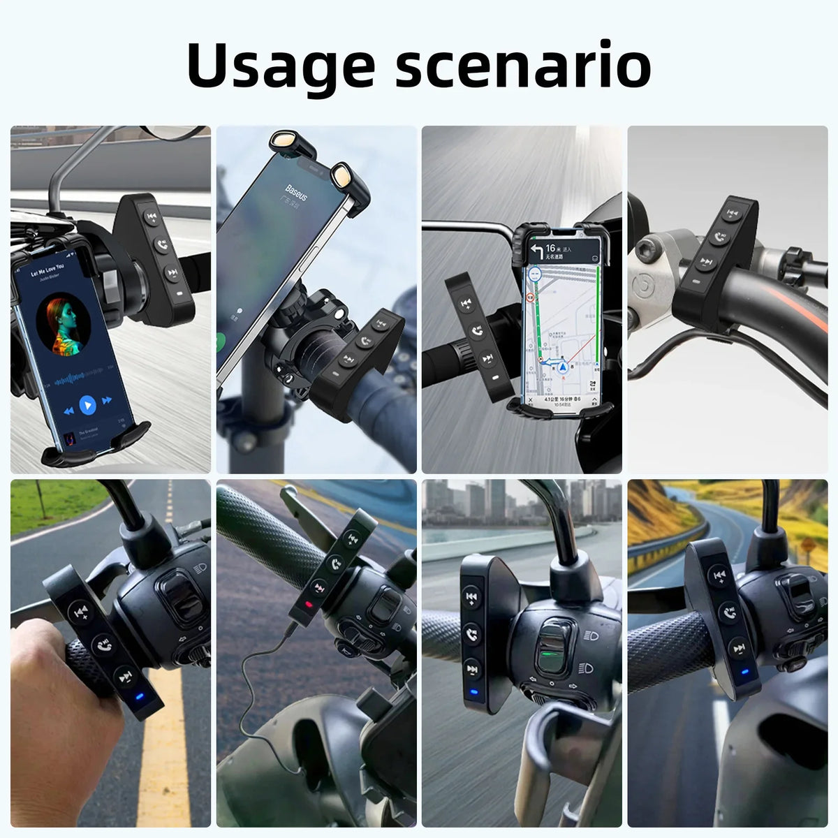Bluetooth Handlebar Media Remote